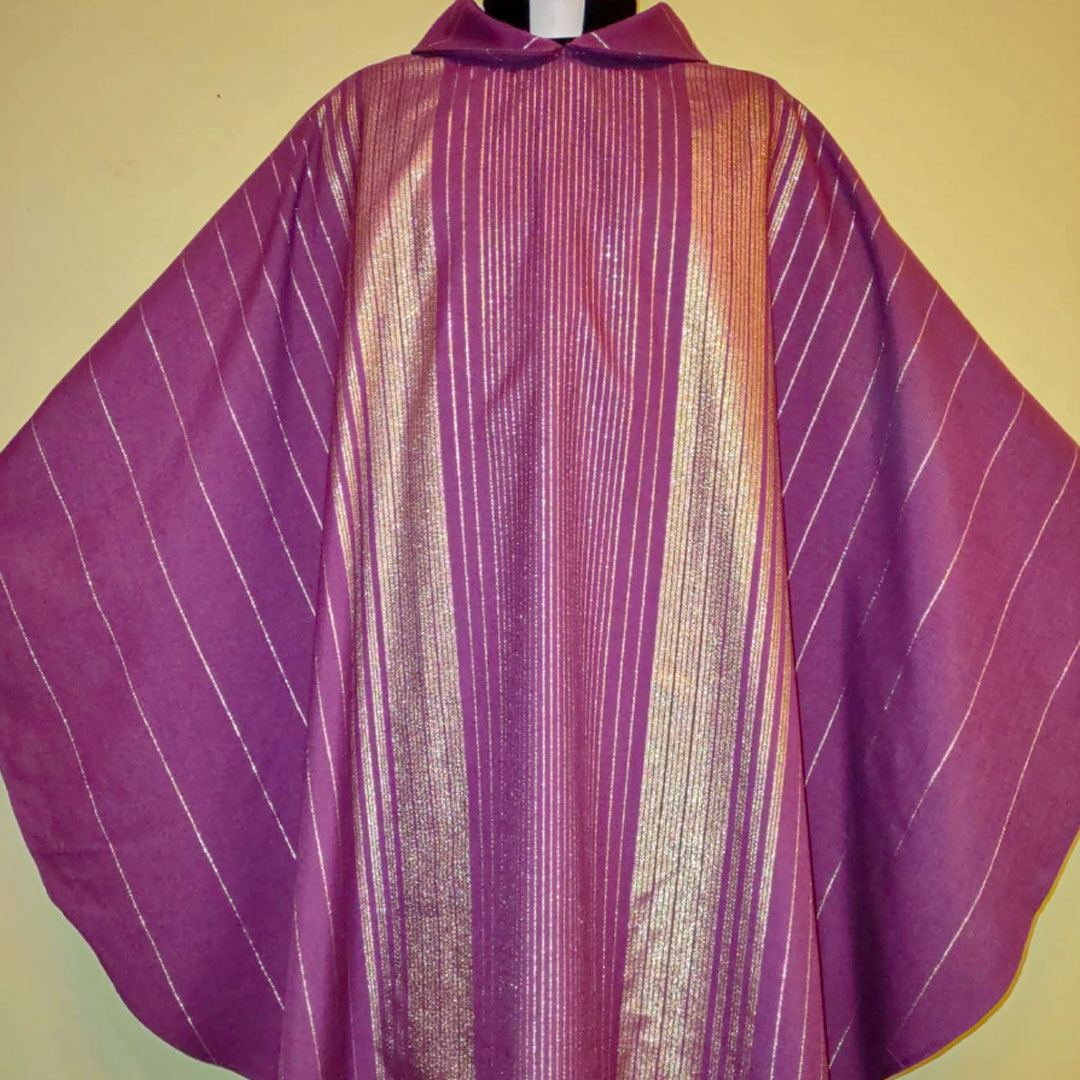 casulla jerusalen morada