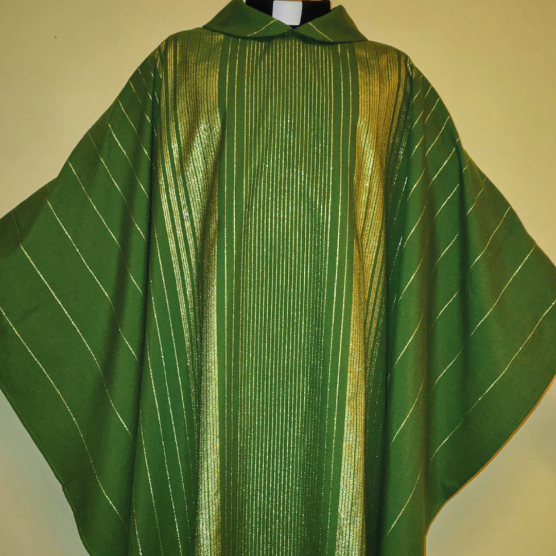 casulla jerusalen verde